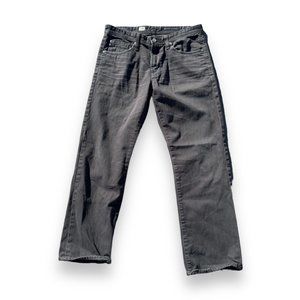 AG Adriano Goldschmied Protege Straight Leg Jeans Grey Women's 32, small fit.